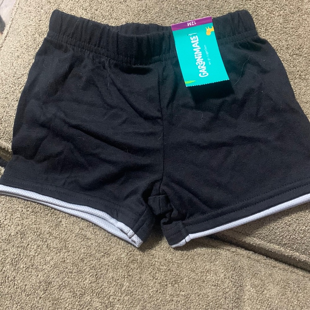 Black baby shorts